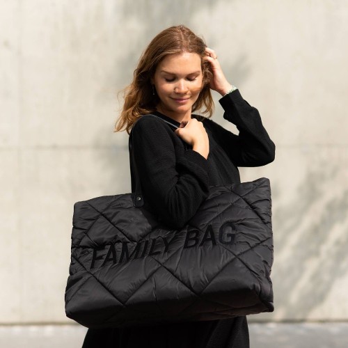 FAMILY BAG PUFFERED BLACK